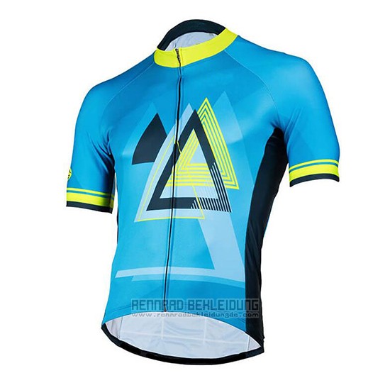 2018 Fahrradbekleidung Pearl Izumi Blau Trikot Kurzarm und Tragerhose